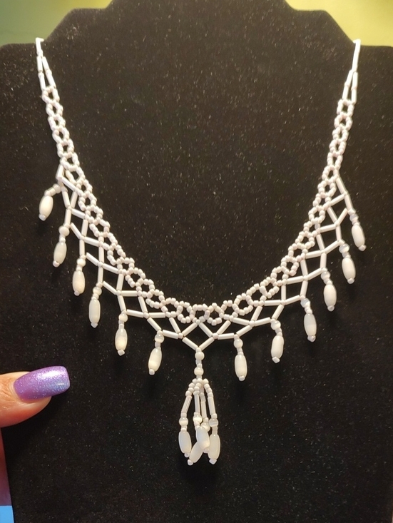 no brand Jewelry - Bead Fringe Necklace